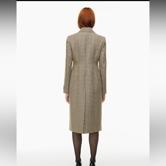 Babaton figure coat in houndstooth print - Picture 7 of 7